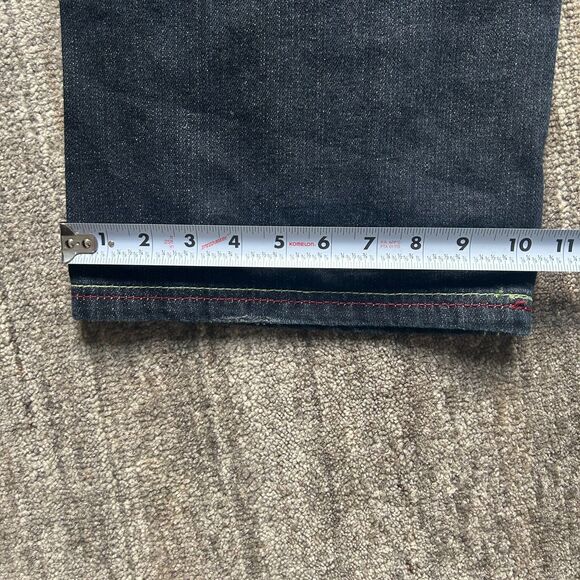 Coogi Vintage Y2K Rainbow Sneaker Jeans, Size 40 x 34, Dark Wash - Picture 7 of 8